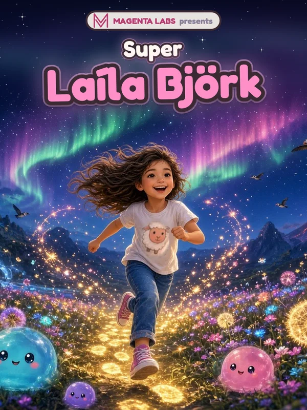 Super Laíla Björk game poster
